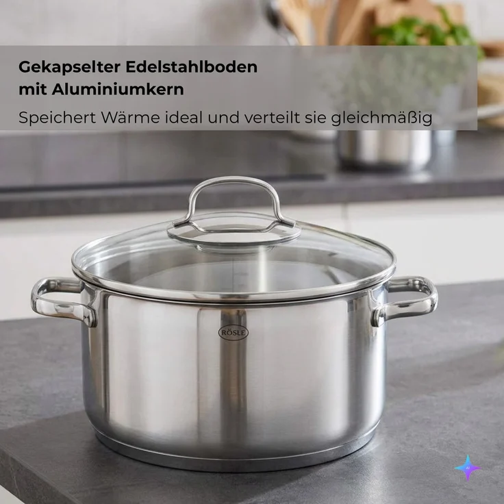 Rösle Rösle Elegance Satz Töpfe RO13120 – Bild 4