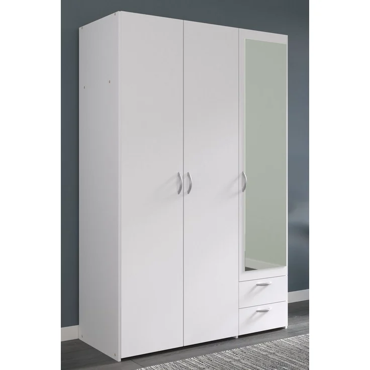 Parisot Daily 4 Kleiderschrank – 3 Türen, 120 x 185 x 51 cm – Bild 1