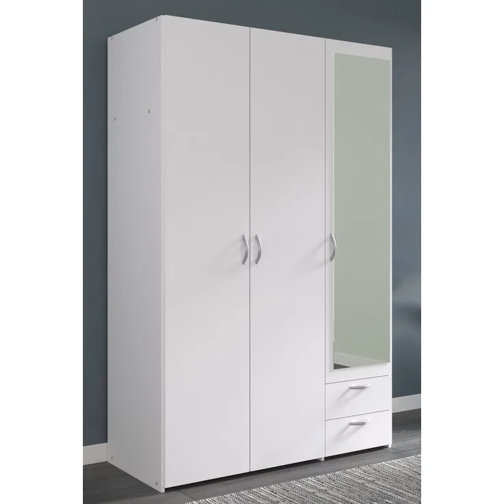Parisot Daily 4 Kleiderschrank – 3 Türen, 120 x 185 x 51 cm