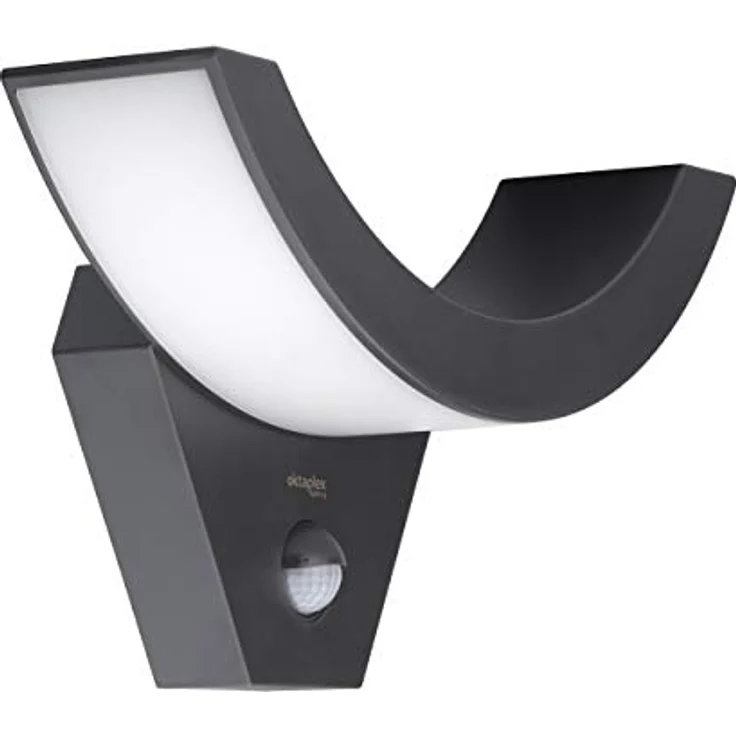 Oktaplex Lima Motion, Außenlampe mit Bewegungsmelder, 750lm, 10W, IP54, warmweiß 3000K, anthrazit – Bild 1