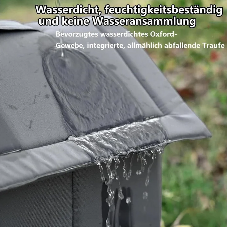 Ledander Tierhaus Wetterfestes und isoliertes Katzenhaus für draußen,Tierbett Katzenhaus, Katzenzelt, einfach aufzubauen, mit erhöhtem Boden für Schutz – Bild 3
