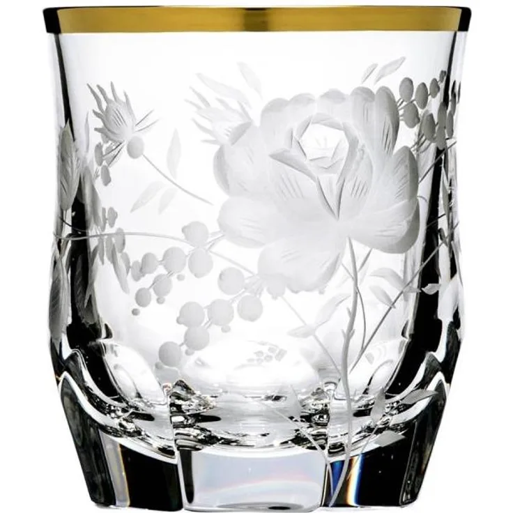 Whiskyglas Kristall Primerose Gold clear (10 cm)