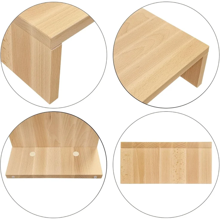 TV-Erhöhung Holzablage Monitorständer Buche optionale Breite V-90.84-55 – Bild 5