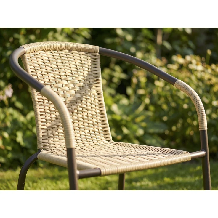 LC Garden »Garvista« Gartenstuhl Metall/PE-Rattan – Bild 3