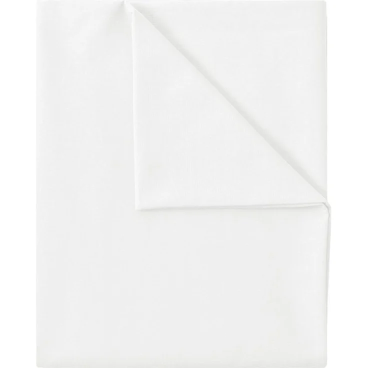 GREEN MARK Textilien Betttuch gewebtes Leintuch Betttuch, 100% Baumwolle, Gummizug: ohne, (1 Stück), weich und pflegeleicht, viele Variationen, 140x200 cm, Weiß – Bild 5