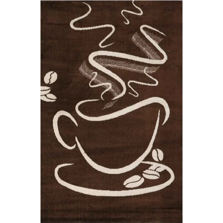 Vimoda Küchenläufer Kaffee Tasse Muster in Braun, Rechteckig, Höhe: 5 mm, Cappuccino,Kaffee, Tasse, Küche, Esszimmer, Flur – Bild 4