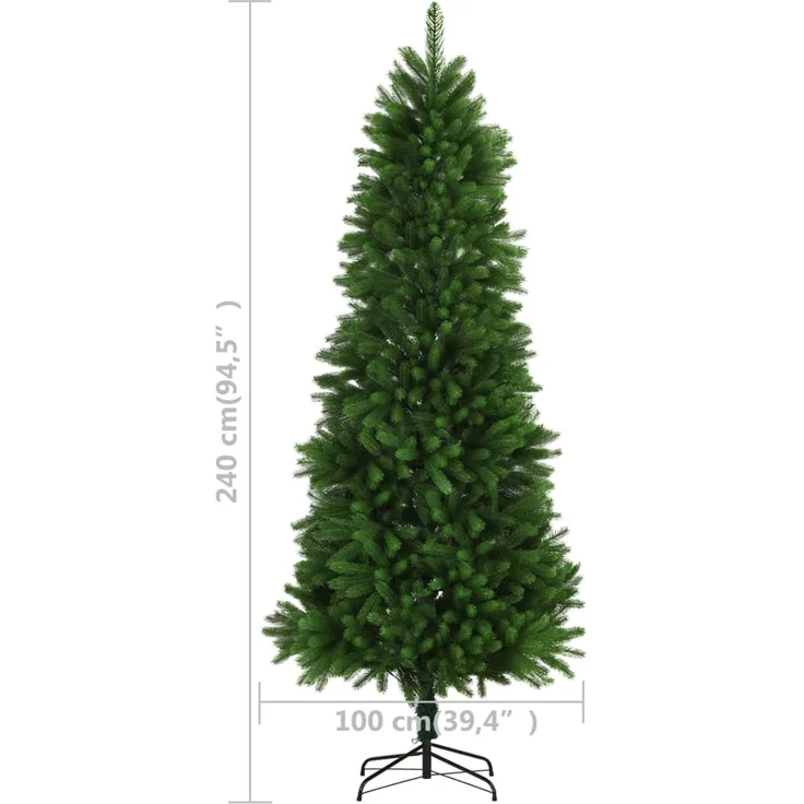 vidaXL Künstlicher Weihnachtsbaum Naturgetreue Nadeln 240 cm Grün 284329 – Bild 7