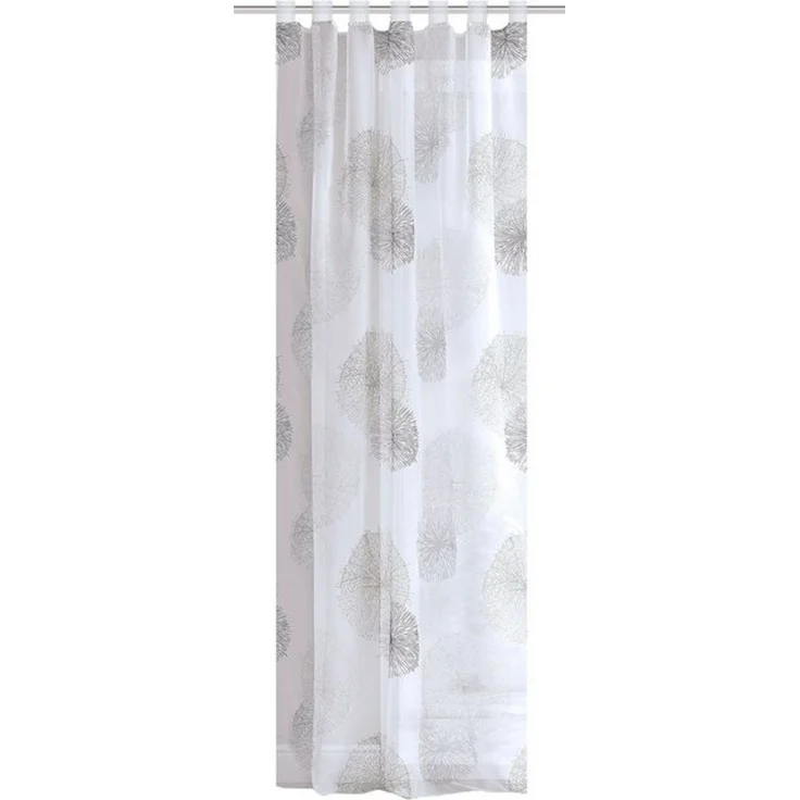 HOME WOHNIDEEN Vorhang RAWLINS (1 St), Schlaufen, transparent, Microfaser, Schal aus Voile bedruckt – Bild 4
