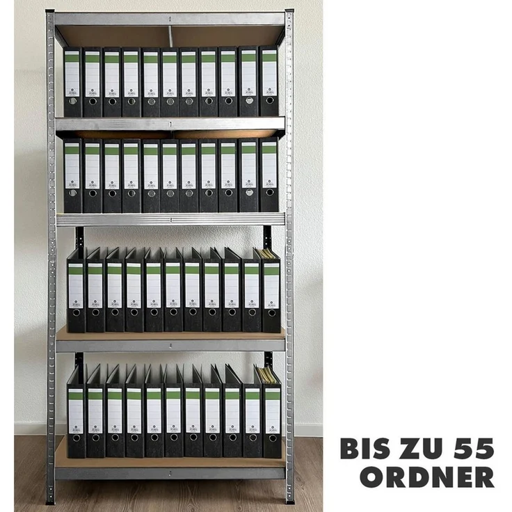Karat Schwerlastregal Steckregal Lakota, 2er Set, Traglast bis 875 kg, Verschiedene Größen und Farben – Bild 3