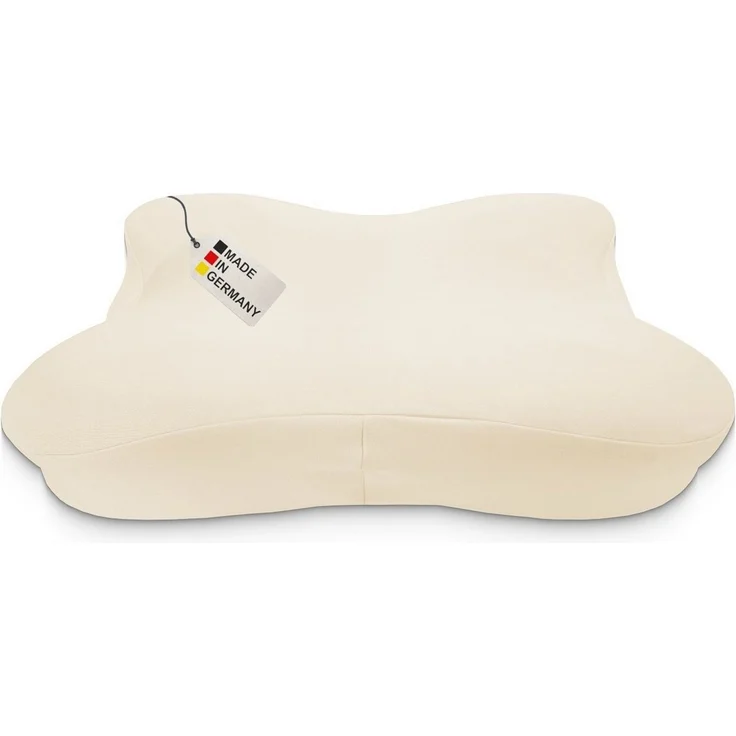 DUKAL Kissenbezug Derila (Ergo) Memory Foam Kissen, 100% Baumwolle, (1 Stück), aus hochwertigem Doppel-Jersey, mit Spannumrandung, Made in Germany – Bild 2