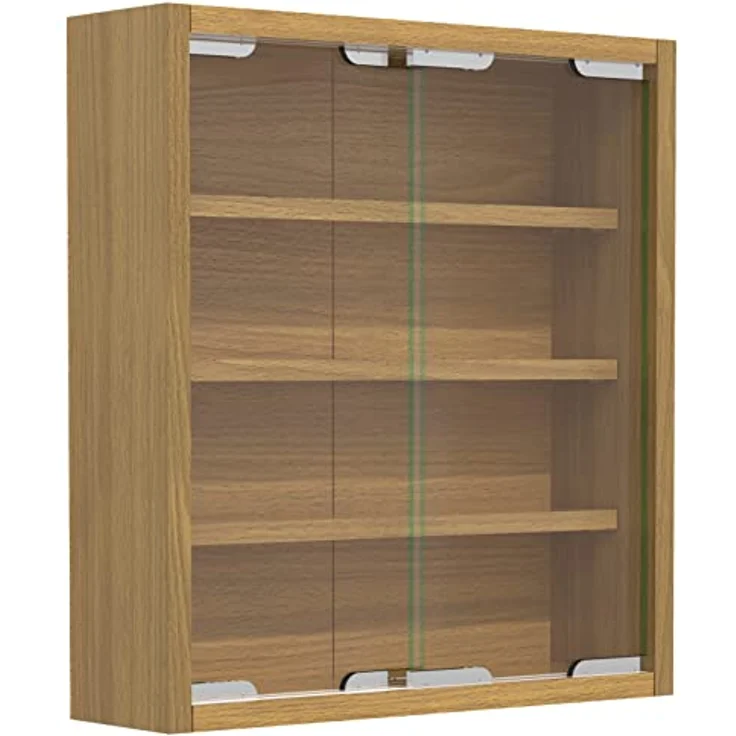 MID.YOU Hängevitrine, Buche, 3 Fächer, hängend, Holzwerkstoff, 37x40x10 cm – Bild 3