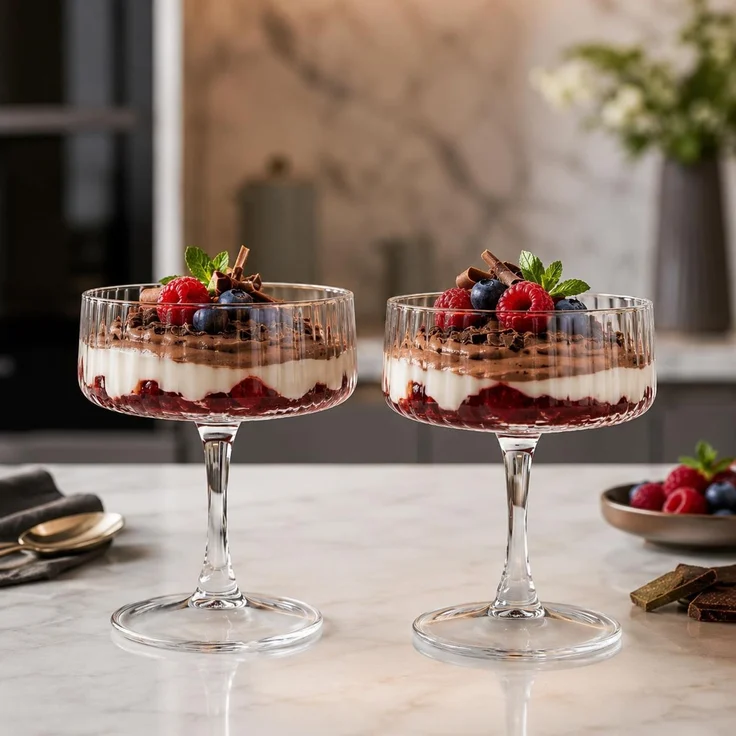 Freya El Gelato Dessertschalen aus Glas, 260 ml - elegant & vielseitig – Bild 5