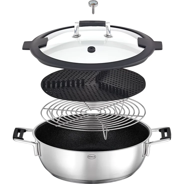 Roesle Silence Pro Resist Aroma-Dampfgarer 28 cm