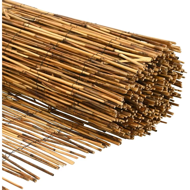 vidaXL Gartenzaun 400 x 100 cm Schilf Kohlenstoff 42031259 – Bild 5