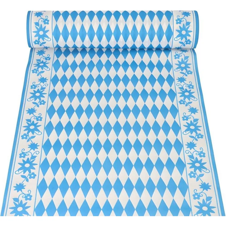 Tischläufer, stoffähnlich, Airlaid 24 m x 40 cm "Bayrisch Blau"