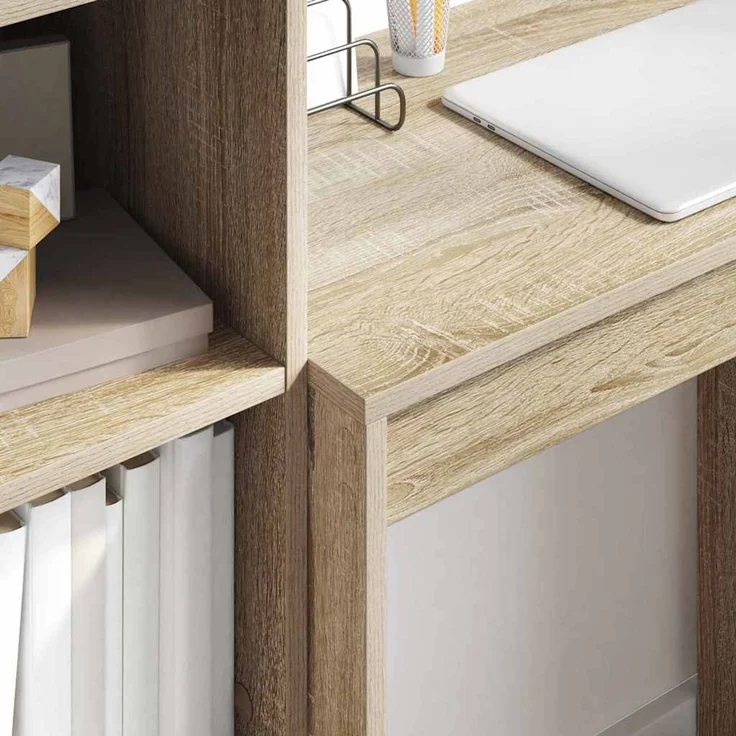 vidaXL Schreibtisch Sonoma-Eiche 70 x 40 x 76 cm Holzwerkstoff 869380 – Bild 3