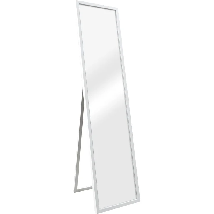 Standspiegel Giovinazzo 150x35 cm neigbar Weiß [en. casa]