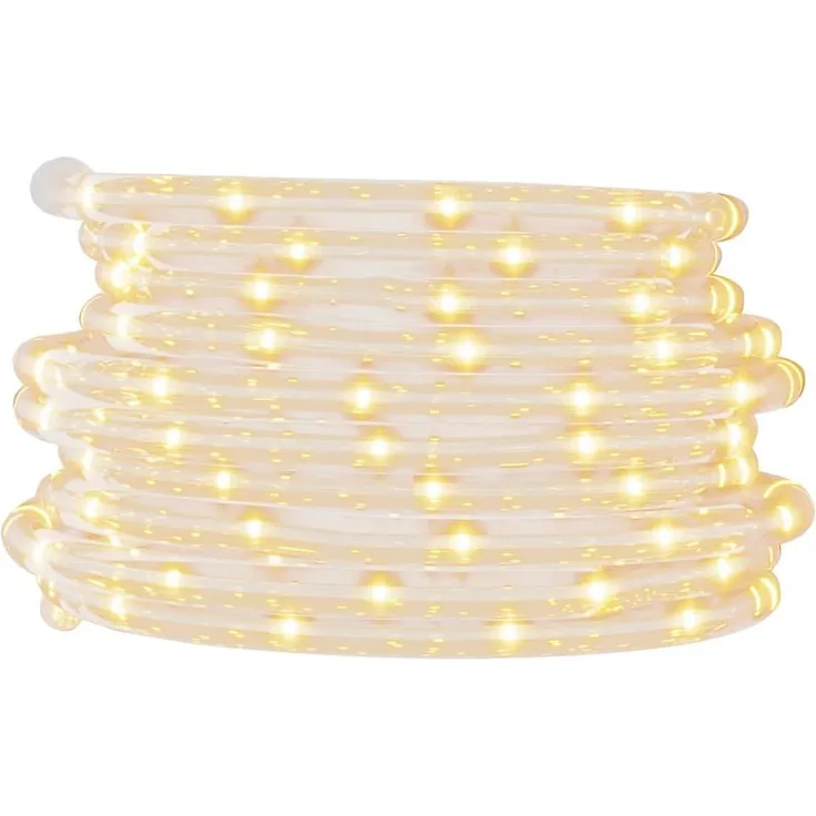 vidaXL Lichtschlauch 120 LEDs Warmweiß 5 m PVC 343306