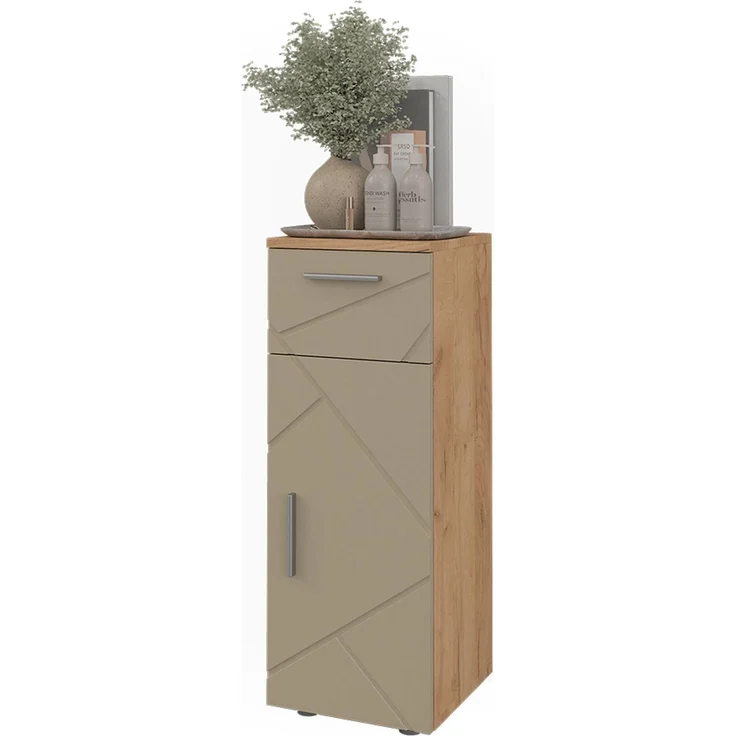 Midischrank Irma Goldkraft Eiche 30 x 81 cm Vicco – Bild 5