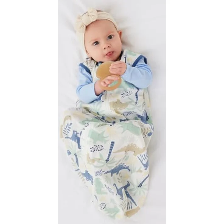 Duomiaomiao 2er Pack Baby Schlafsack,0.5 Tog Ganzjahres Schlafsack, Leichter hochwertiger Baumwoll-Mädchen, geeignet für Kinder im Alter Von 6 Monaten bis 5 Jahren – Bild 4