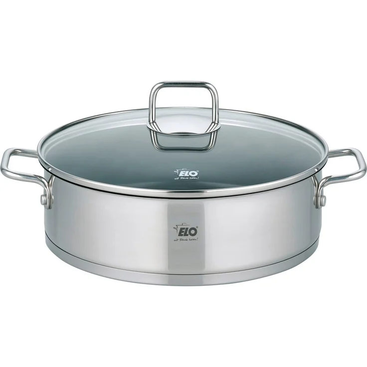 Elo Servierpfanne Citrin, Edelstahl 18/10 (1-tlg), Induktion, Ø 28 cm – Bild 1