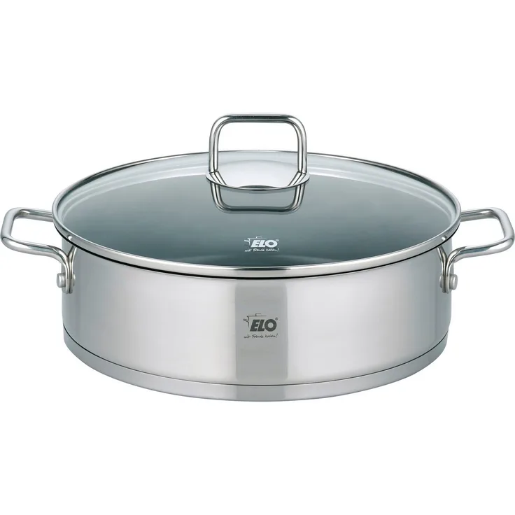 Elo Servierpfanne Citrin, Edelstahl 18/10 (1-tlg), Induktion, Ø 28 cm