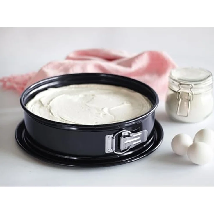 Städter We love baking Serie Springform EMAILLE ø 26 cm / H 7 cm Schwarz mit Flachboden – Bild 4