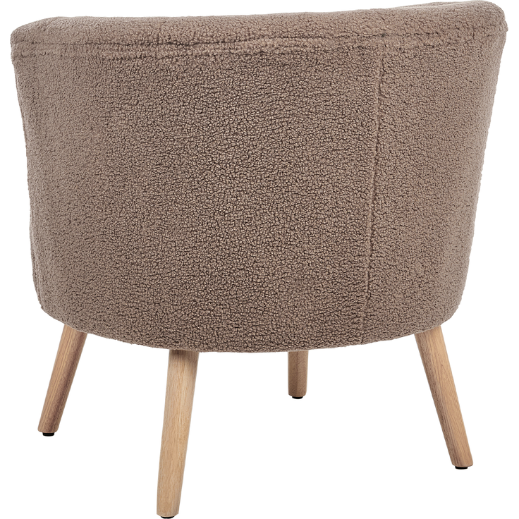 Sessel ODENZEN Bouclé Braun – Bild 6