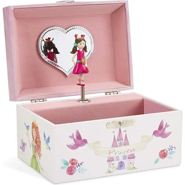 Jewelkeeper - Einhorn und Vögel Spieluhr Schmuckschatulle, Märchenprinzessin Design - Tanz der Zuckerfee Melodie