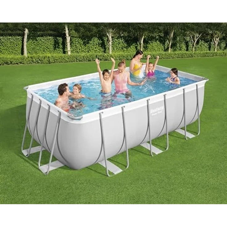Bestway 'Power Steel Frame 412 x 201 x 122 cm' Pool-Set mit Sandfilteranlage – Bild 2