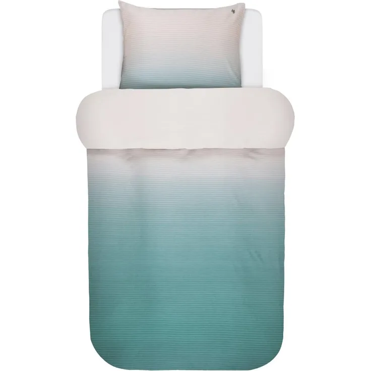 Marc O'Polo Bettwäsche Lalani Aqua Satin, 200x220 cm