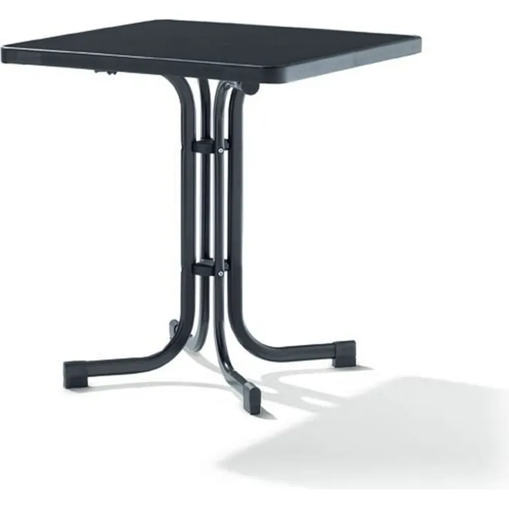 Klapptisch >Boulevard< in Schiefer anthrazit, mecalit®-PRO - 69x72x69cm (BxHxT)