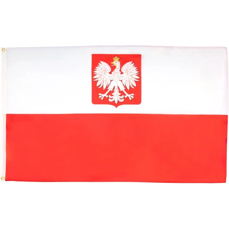 AZ FLAG - Flagge Polen Mit Adler - 150x90 cm - Polnische Fahne 90x150 Cm Feiner Polyester - Flaggen