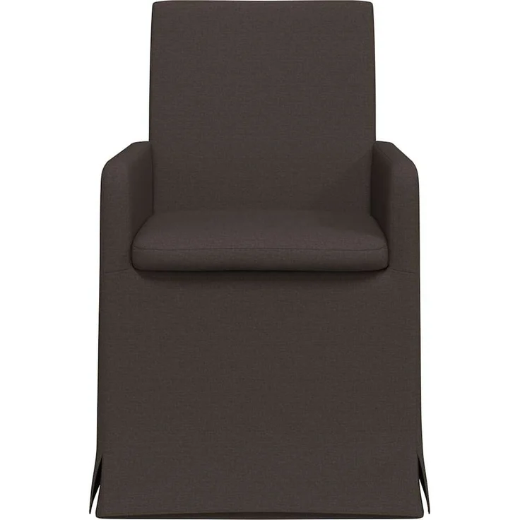 vidaXL Esszimmerstühle 2 pcs Dunkelgrau 57 x 67 x 95 cm Leinen 42017902 – Bild 3