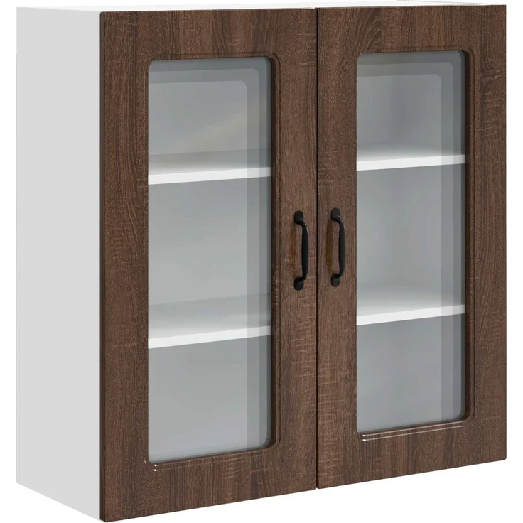 Hängeschrank, Küchenschrank Braun Eichen-Optik 80 x 31 x 80 cm – Bild 1