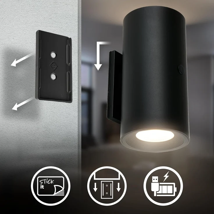 Briloner Leuchten LED Wandleuchte MISY 3942015 – Bild 5