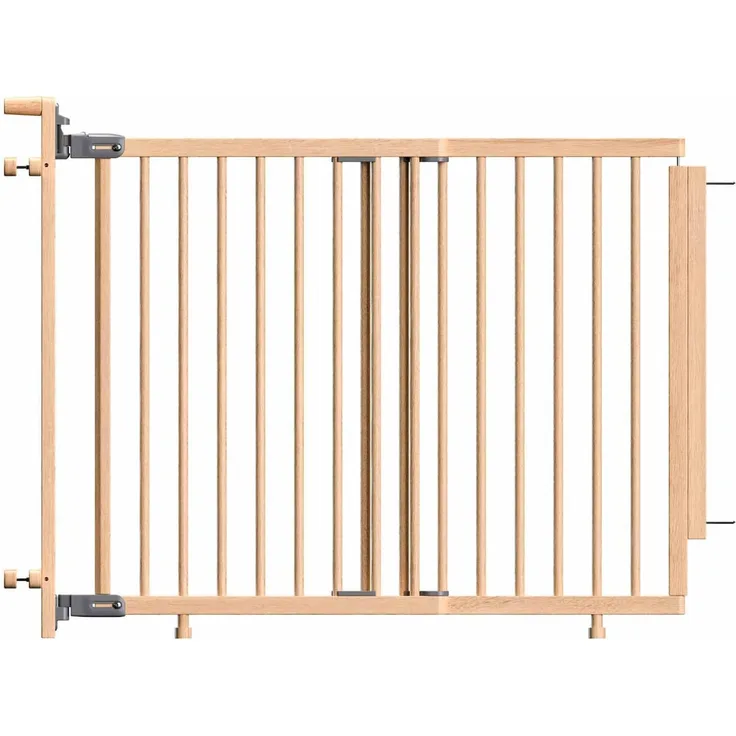 Dolle Treppenschutzgitter Jonas Holzgitter inkl. Pfostenbefestigung 74,5-114cm