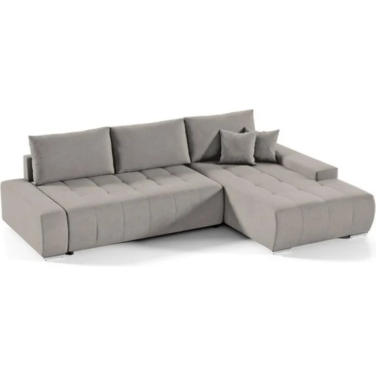 Beautysofa Ecksofa Draco L mit Schlaffunktion, in pflegeleichten Stoffen, Bettkasten – Bild 4