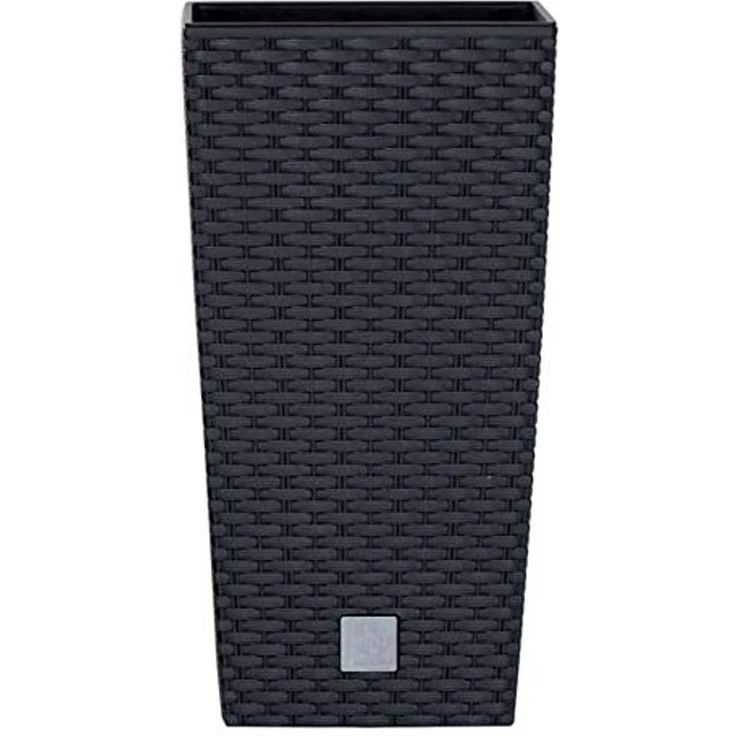 35 -Liter -Zeit Pot mit Einsatz 28,7 x 28,7 x 55 cm in Anthrazitfarbe – Bild 4