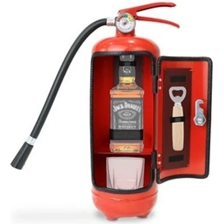 Divit Deko-Wandregal Minibar in Feuerlöscher Design MF51 Bar Regal / Aufbewahrung – Bild 6
