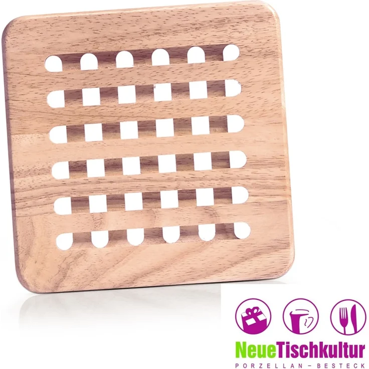 Neuetischkultur Buche Untersetzer 20x20 – Bild 2