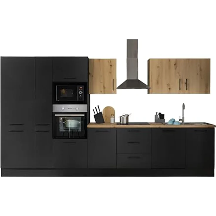 BASIC by Balculina Küchenzeile Turin, Breite 370 cm, wahlweise mit E-Geräten – Bild 2