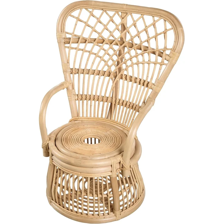 Kinderstuhl Rattan naturfarben TEMENI – Bild 7
