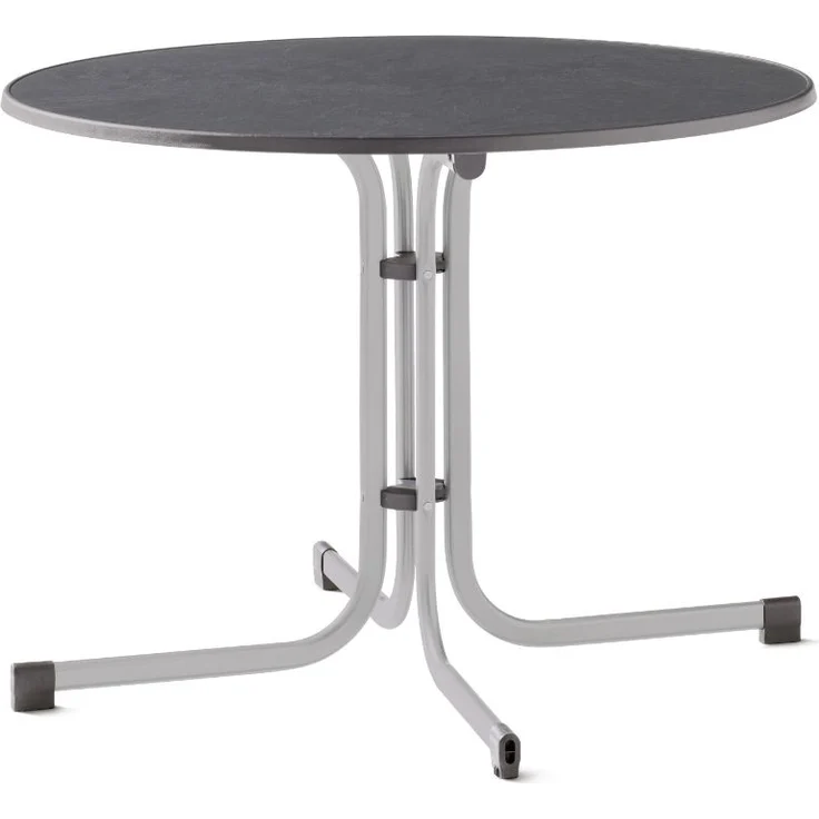 Sieger Boulevard-Klapptisch Boulevard-Klapptisch klappbar, Stahlrohr Graphit 100 x 72 x 100 cm