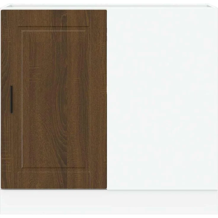 vidaXL Küchenunterschrank Porto Braun Eichen-Optik Holzwerkstoff 854305 – Bild 9