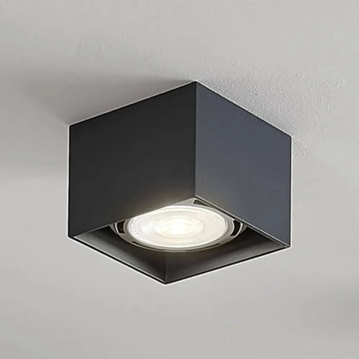 Arcchio Strahler Mabel, Deckenlampe 1-flammig aus Aluminium in modernem Design, GU10 für Küche und Wohnräume – Bild 2