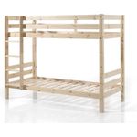 Vipack 'Pino' Etagen-Hochbett 90x200 cm, natur, 160 cm Höhe