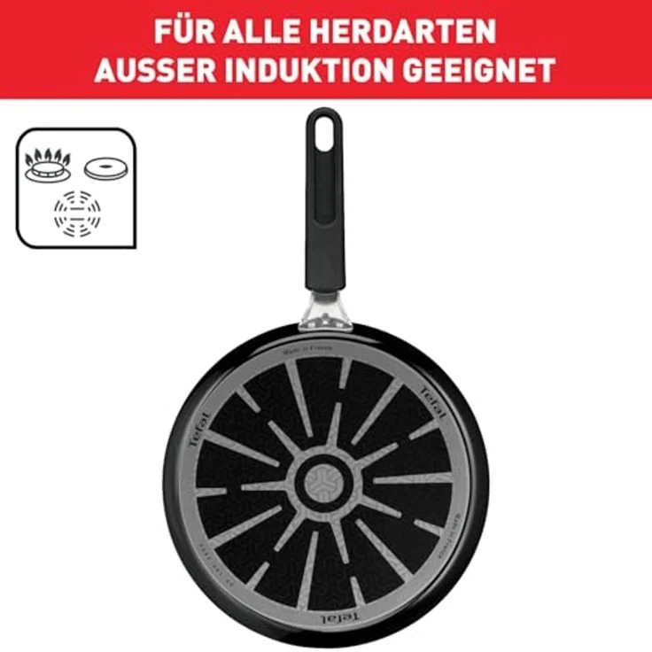 Tefal D52619 Resist Wokpfanne| sichere Titanium Antihaftversiegelung | Thermo-Signal Temperaturindikator | leichte Reinigung | Flame Protect-Technologie | Schwarz|28 cm / tief – Bild 5