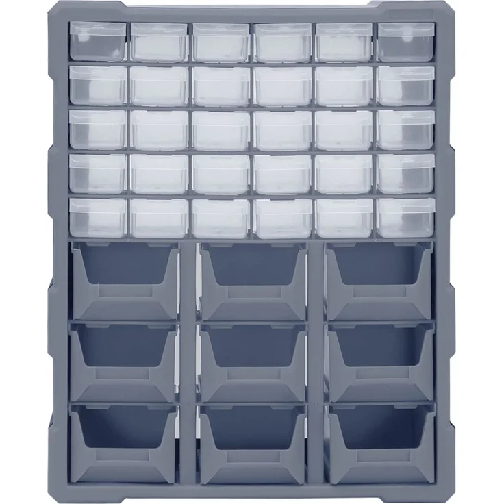 vidaXL Multi-Schubladen-Organizer mit 39 Schubladen 38x16x47 cm 149604 – Bild 5