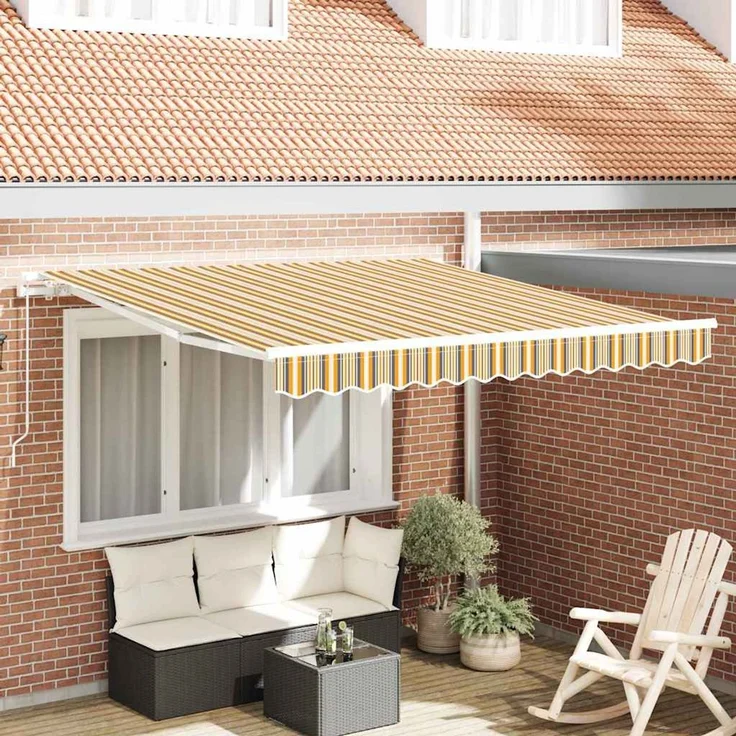 Markise, Sonnenmarkise Mehrfarbig 300 x 250 x 165 cm Polyester – Bild 1